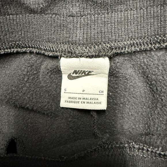 Nike Joggers Sweatpants Mens Small Black Fleece Tapered Pockets Workout Comfort - Picture 2 of 7